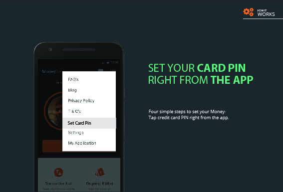 MoneyTap: Set Your Card Pin Right From the App